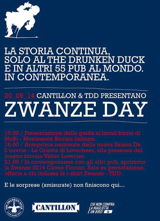 Mondobirra Org Cantillon Zwanze Day 14 Il Programma Dei Locali Italiani