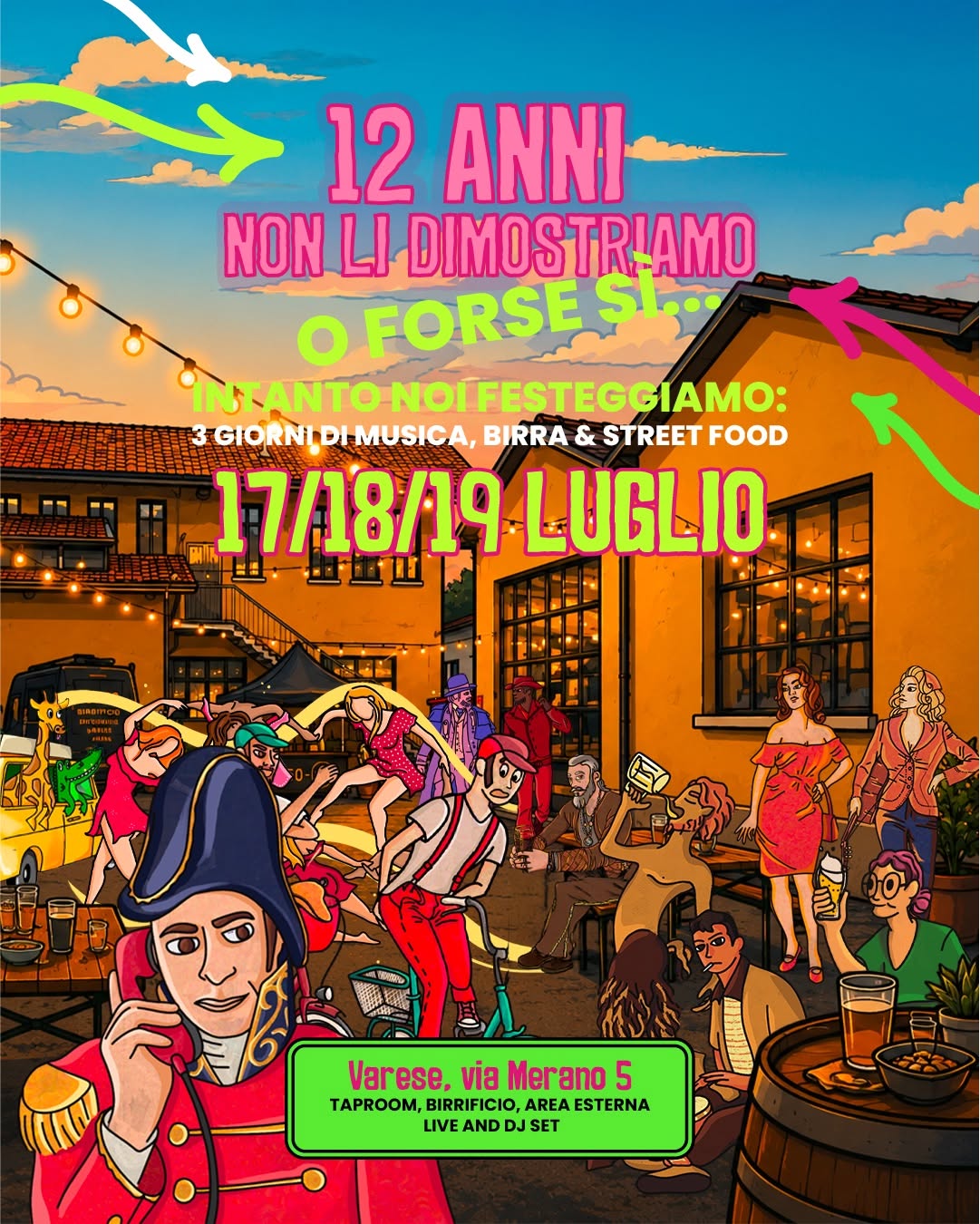 🎉12 ANNI NON LI DIMOSTRIAMO… O FORSE SÌ🍻