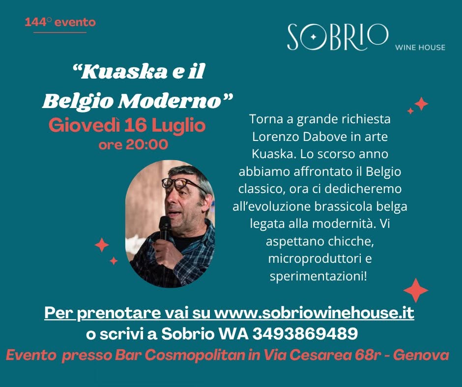 Kuaska e il Belgio Moderno