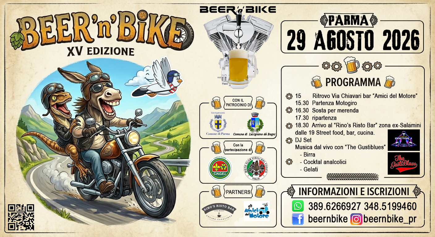 Motoraduno Beer'n'Bike 2026