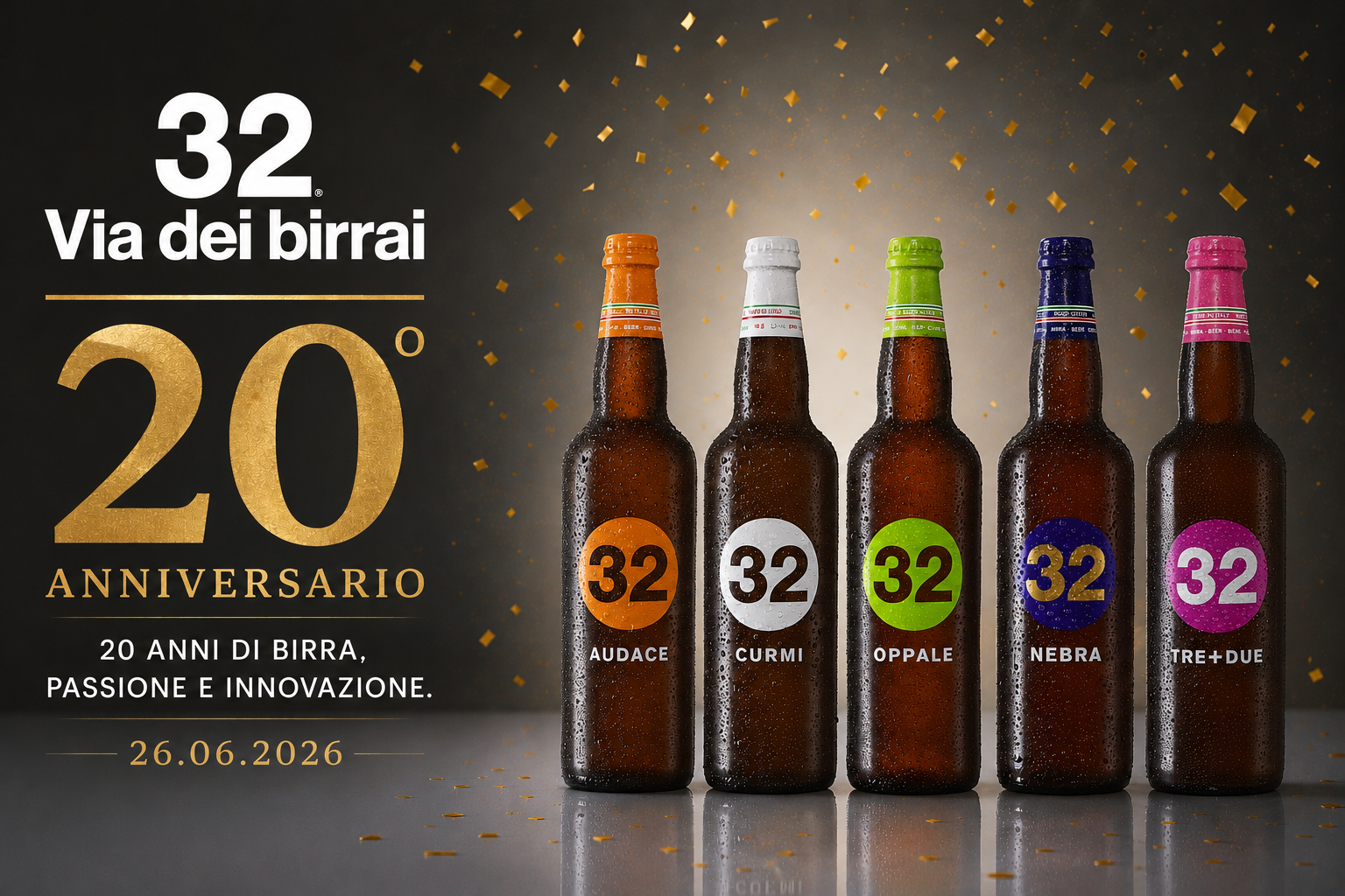 32 Via dei Birrai compie ufficialmente 20 anni