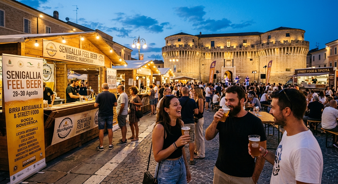 Nasce "Senigallia Feel Beer": a fine agosto le Marche brassicole accendono la Riviera