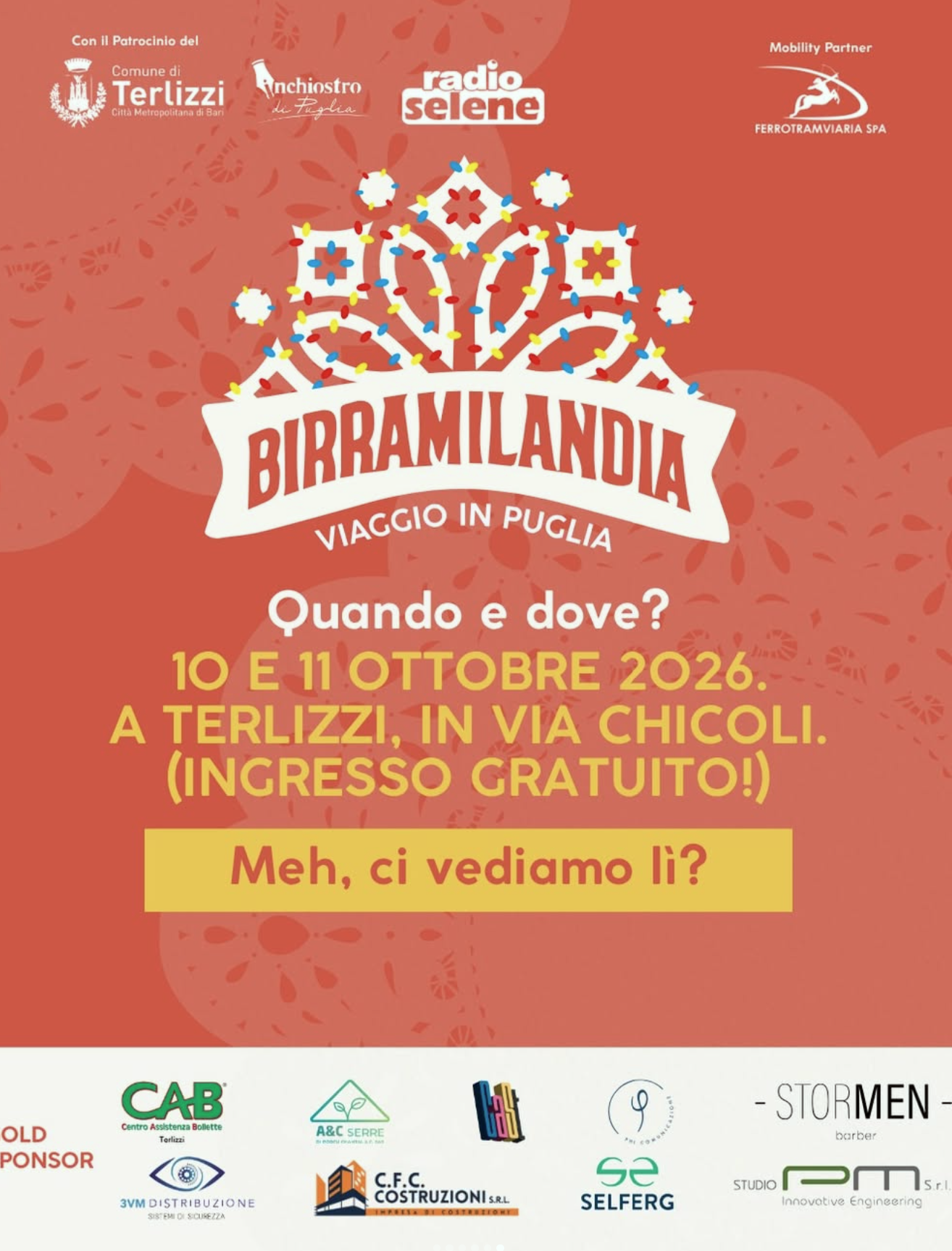 🍻 Birramilandia 2026: a Terlizzi il festival tra birra, street food e pugliesità