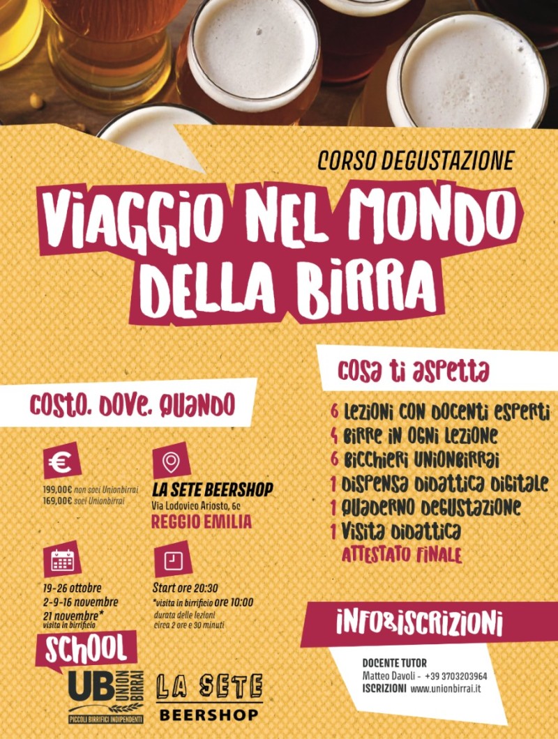 Viaggio nel mondo della birra: Unionbirrai lancia i nuovi corsi di degustazione