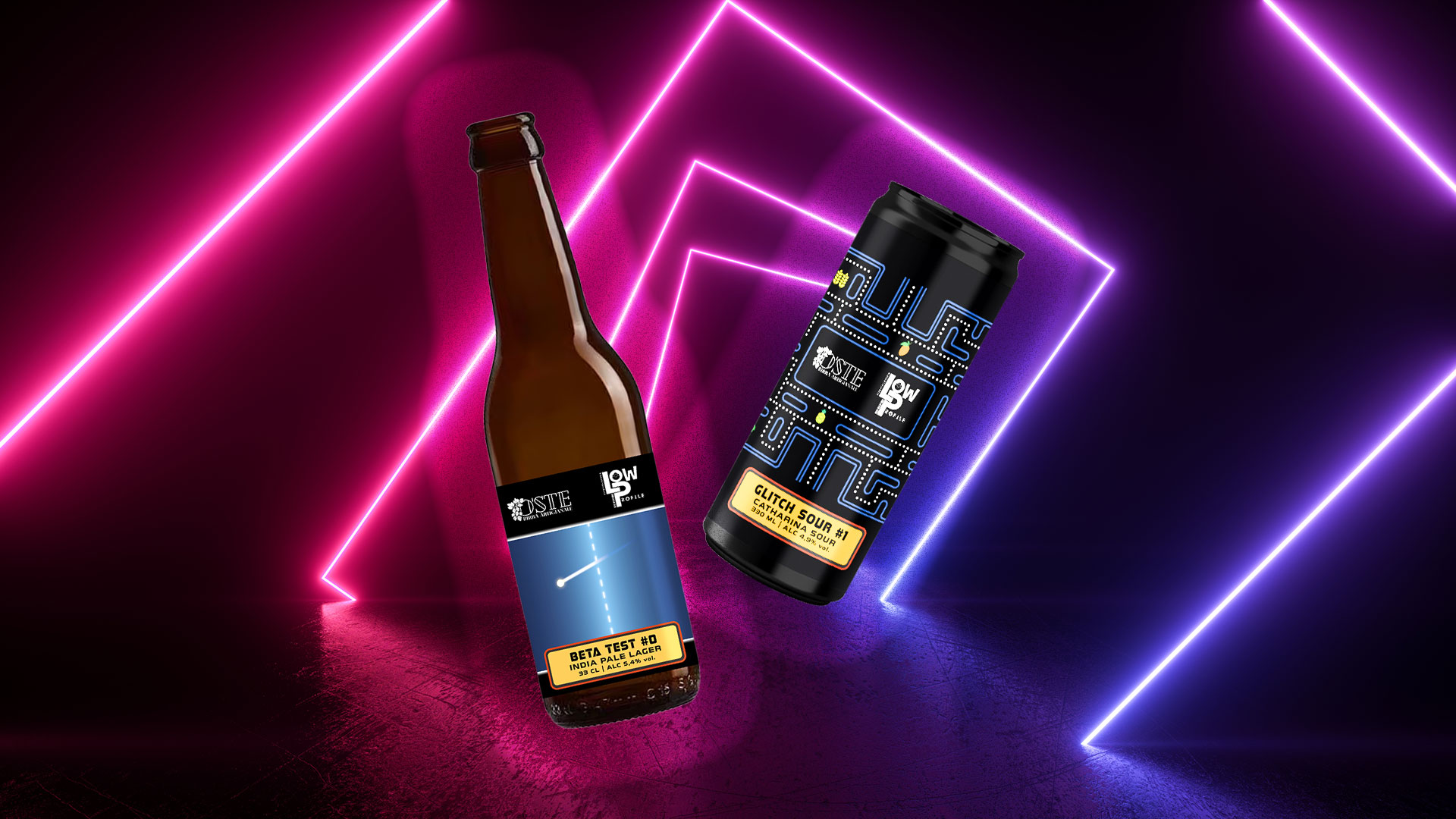 O’Ste Birra Artigianale e Birra Low Profile presentano “Beta Test #0” e “Glitch Sour #1”: due nuove birre nate dalla collaborazione e ispirate al mondo del gaming