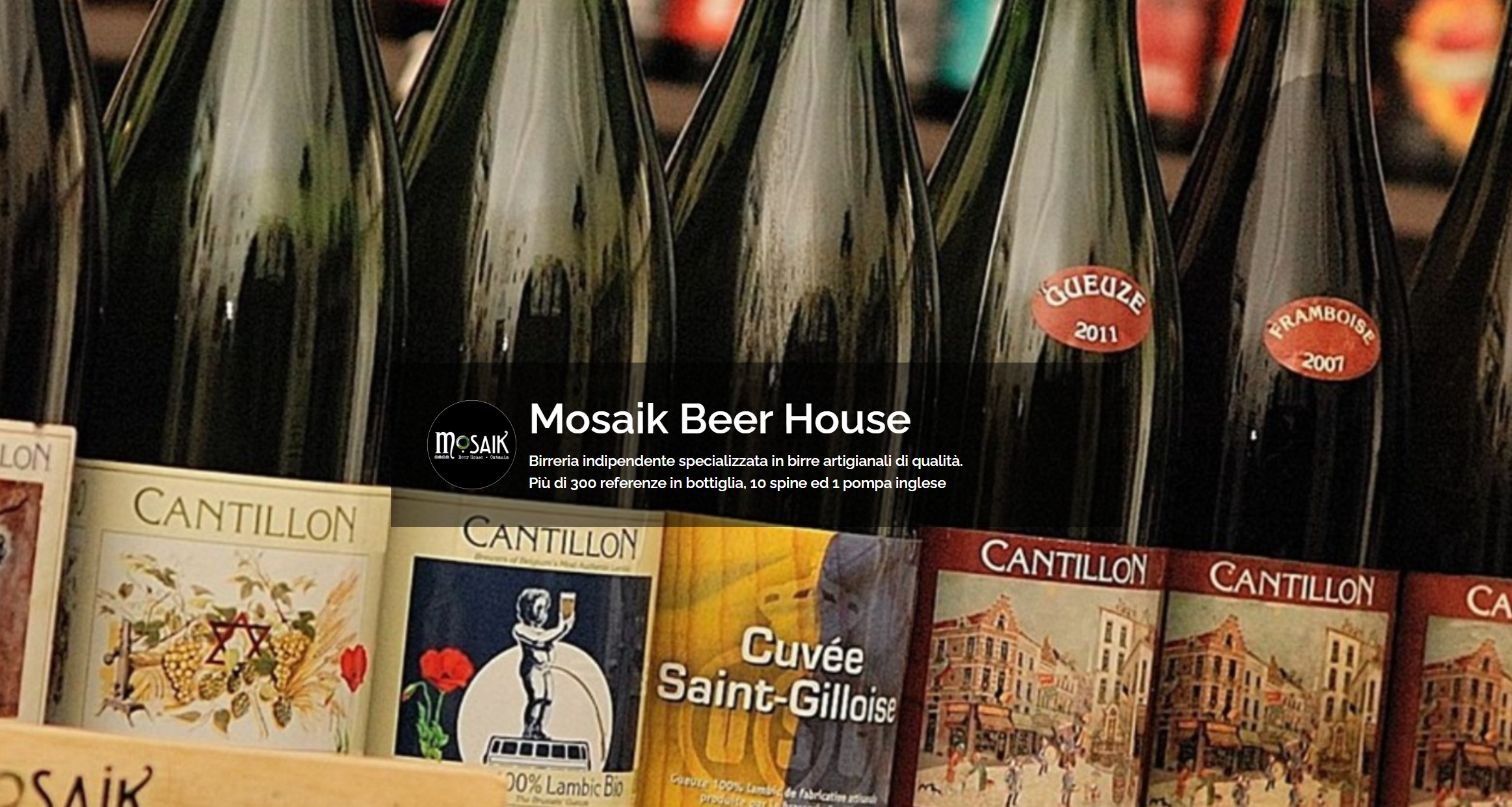 Mosaik Beer House & Tea Room — locale a Catania