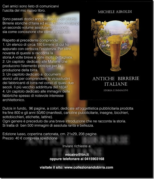 mondobirra Libri e Birra ecco Antiche Birrerie Italiane a