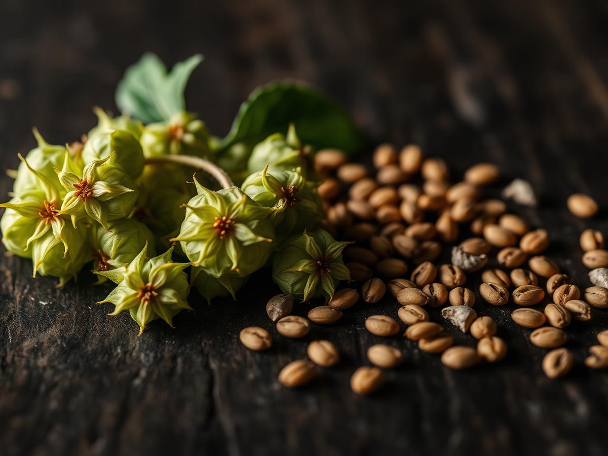 Luppolo e malto d'orzo