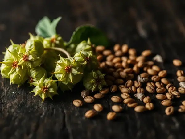 Luppolo e malto d'orzo